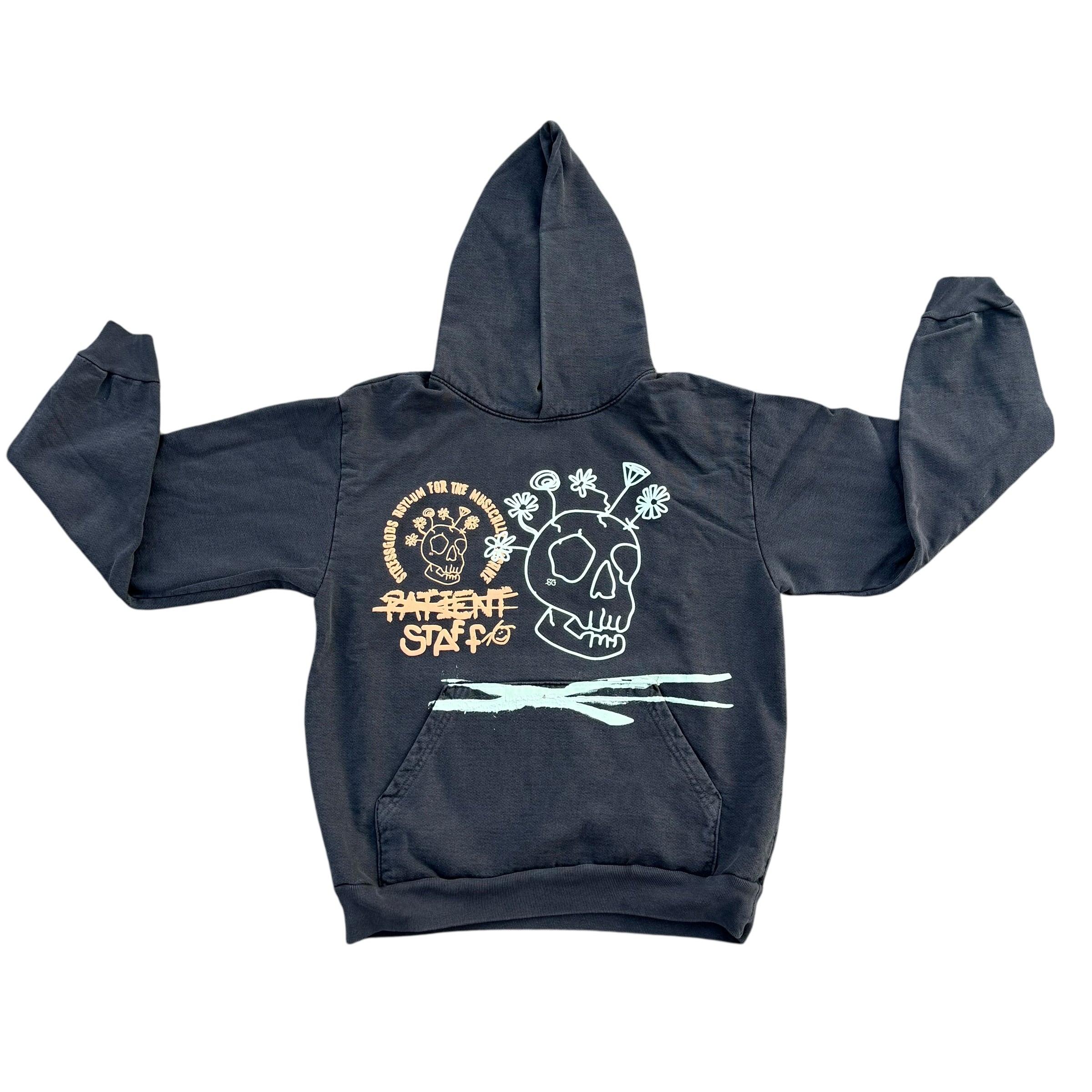家具 2021SS Distress Hoodie F2CE Essential Oversized Distressed Hoodie